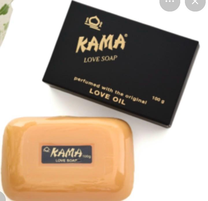 Kama Love Soap 100g bar with black and gold gift box