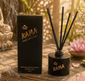 Kama Reed Diffuser Love Oil 150ml with black bottle and reed sticks