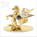 Gold Octopus Sheet Metal Art Figurine