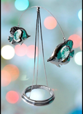 Silver Tropical Fish Balance Mobile Ornament