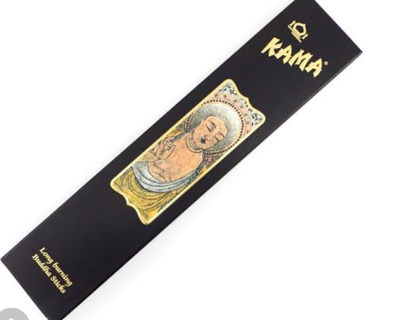 Kama Long Burning Buddha Sticks black and gold gift box